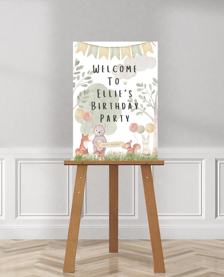 Full of Wonder Gifts - Personalised Children's Welcome Birthday Sign Full Of Wonder Gifts Personalised Children's Welcome Birthday Sign